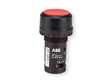 ABB-指示灯-指示灯-紧凑型复位平钮(红色,不带灯),CP1-10R-01