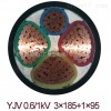 0.6/1KV交联铜芯电力电缆YJV3*25+2*16mm2